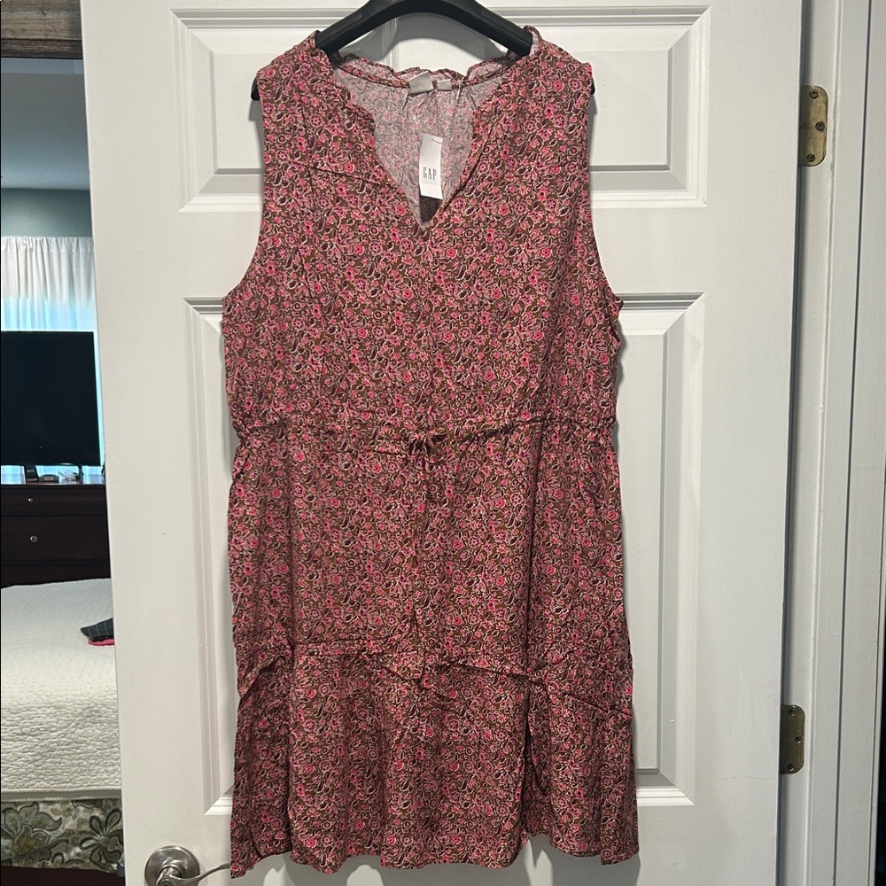 GAP Pink Floral Mini Dress
